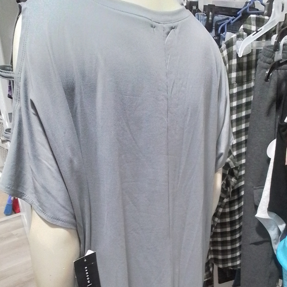 PLUS SIZE Ransom Collection Gray Plus Top NWT - Picture 6 of 8
